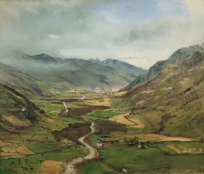 Das Gasteinertal II av Anton Romako