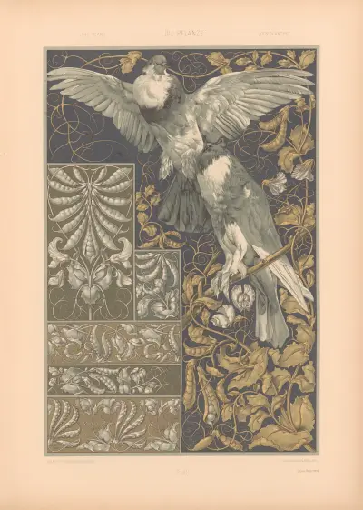 Die Pflanze in Kunst und Gewerbe (The Plant in Art and Industry) Pl.119 av Anton Seder