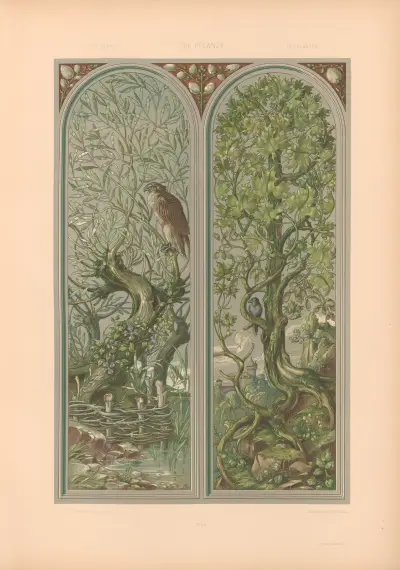 Die Pflanze in Kunst und Gewerbe (The Plant in Art and Industry) Pl.195 av Anton Seder