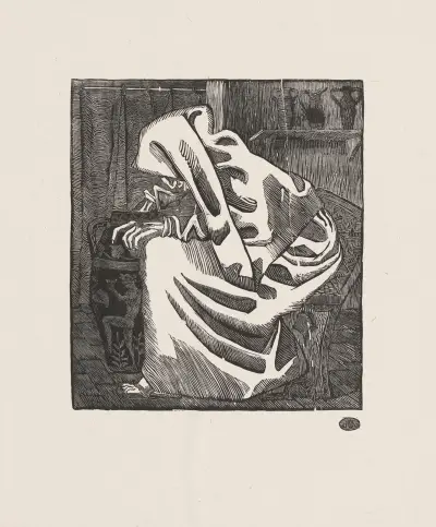 La Vieille à la jarre av Aristide Maillol