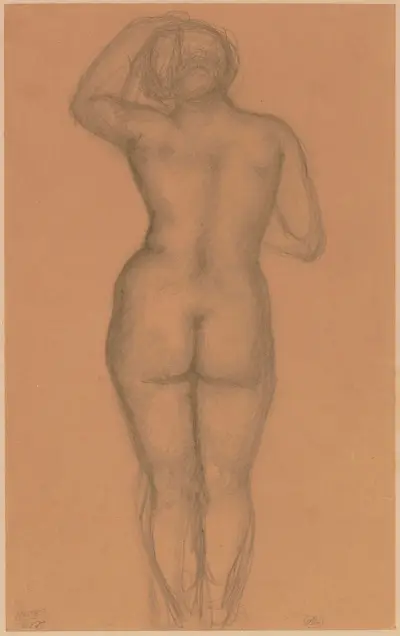 Nude Seen from the Back av Aristide Maillol