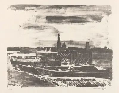 Bateaux à quai à Anvers, Armand Apol