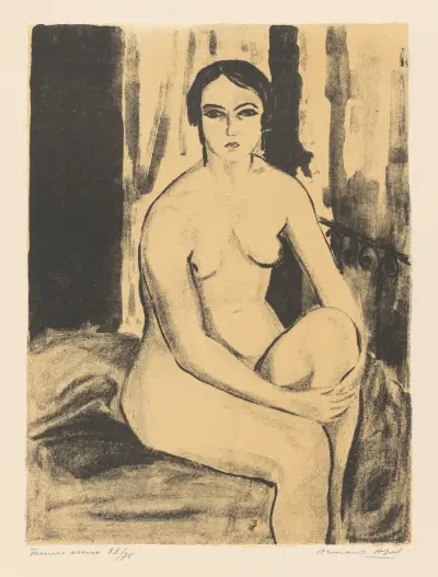 Femme assise, Armand Apol