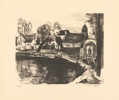 Paysage à Eikenvliet, Armand Apol