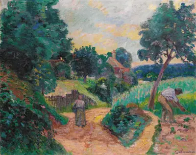Chemin Des Carrières À Miregaudon av Armand Guillaumin