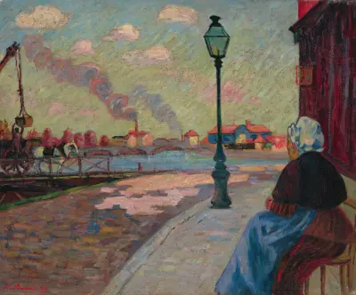 La Seine À Charenton av Armand Guillaumin