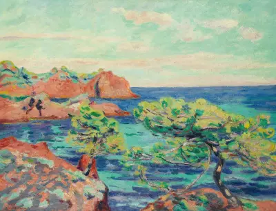 Le Trayas av Armand Guillaumin