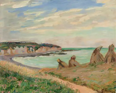 Paysage De La Manche av Armand Guillaumin