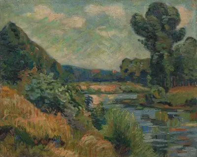 The Banks of the Marne at Charenton av Armand Guillaumin