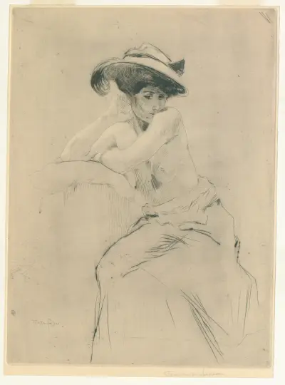 Žena s kloboukem, Armand Rassenfosse