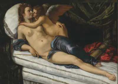 Venus and Cupid, Artemisia Gentileschi