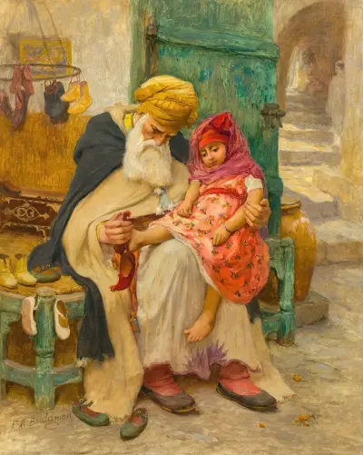 Les babouches av Frederick Arthur Bridgman