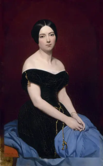 Portrait of Madame Edouard Caillard av Ary Scheffer