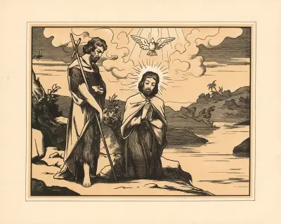 The Baptism of Jesus av Aschendorff
