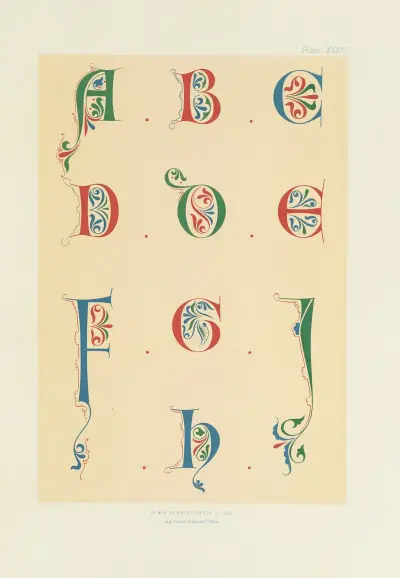 Polychromatic decoration as applied to buildings in the mediæval styles Pl.33 av George Ashdown Audsley