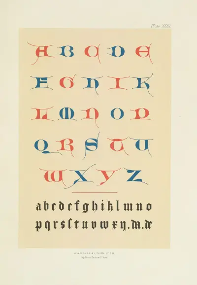 Polychromatic decoration as applied to buildings in the mediæval styles Pl.32 av George Ashdown Audsley