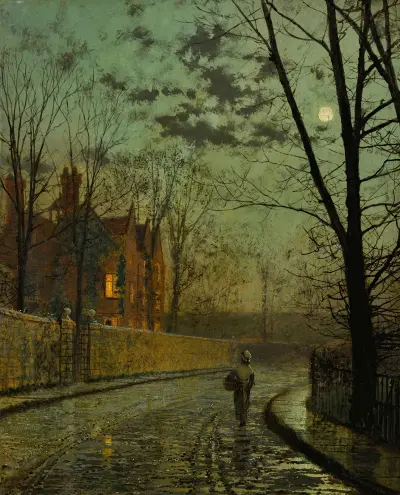 After The Shower, John Atkinson Grimshaw