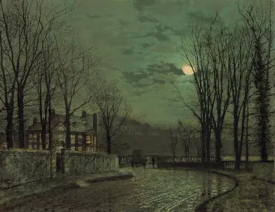 November Moonlight, John Atkinson Grimshaw