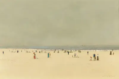 Sand, Sea And Sky, a Summer Phantasy, John Atkinson Grimshaw