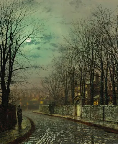 The Tryst, John Atkinson Grimshaw