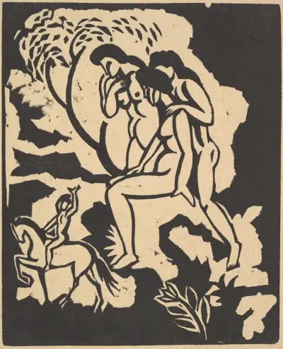 Greeting (Begrüssung) av August Macke