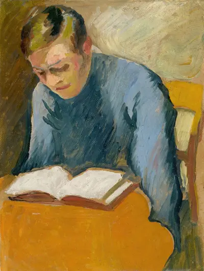 Porträt Helmuth Macke von August Macke