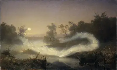 Dansande älvor av August Malmström