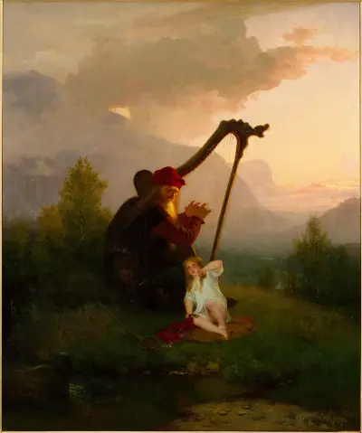 Kung Heimer och Aslög av August Malmström