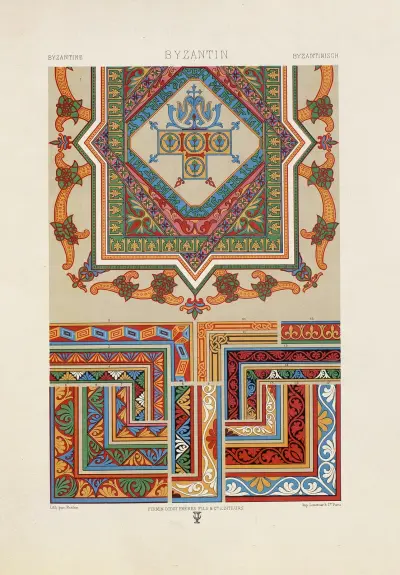 Byzantin 3 av Auguste Racinet