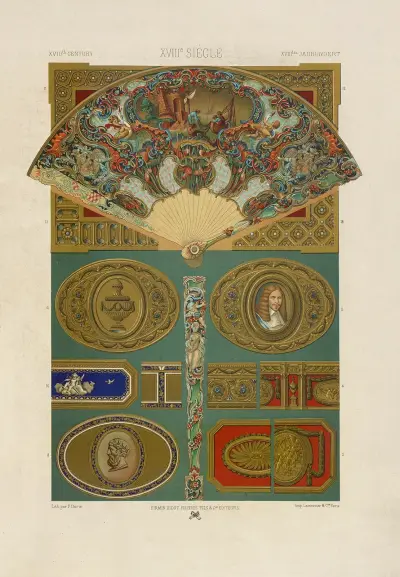 XVIII Siecle 10 av Auguste Racinet