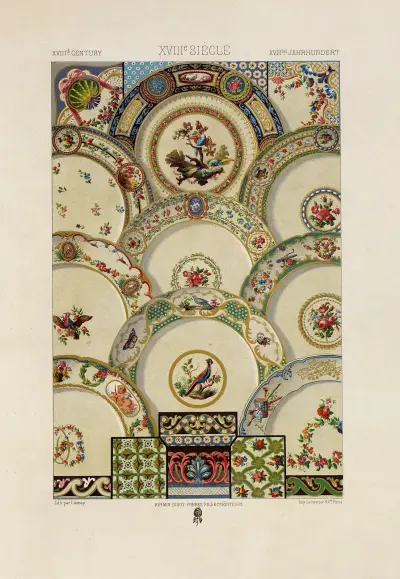 XVIII Siecle 12 av Auguste Racinet