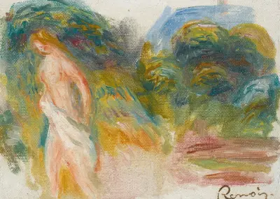 Femme Nue Et Paysage, Pierre-Auguste Renoir