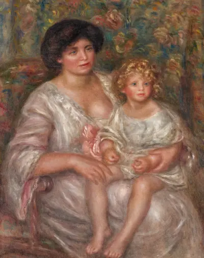 Mère et Enfant (Mother and Child) av Pierre-Auguste Renoir