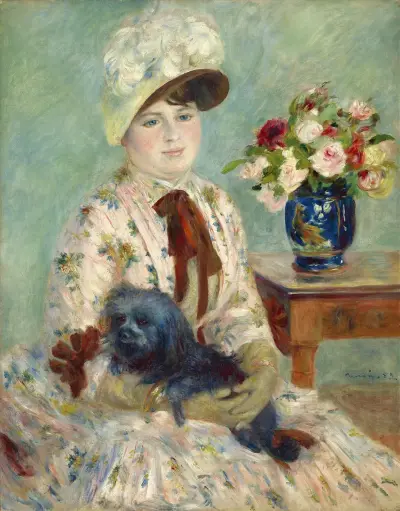 Mlle Charlotte Berthier av Pierre-Auguste Renoir