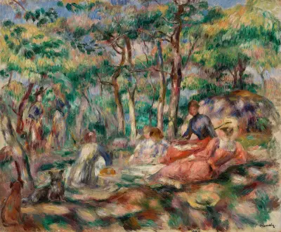 Picnic (Le Déjeuner sur l’herbe) av Pierre-Auguste Renoir