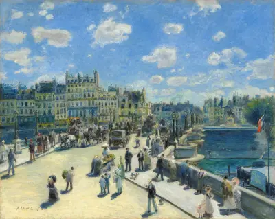 Pont Neuf, Paris av Pierre-Auguste Renoir