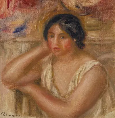 Portrait De Gabrielle av Pierre-Auguste Renoir