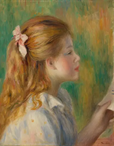 Reading (La Lecture) av Pierre-Auguste Renoir
