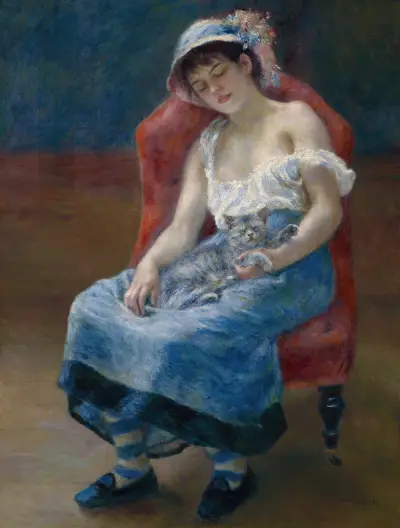 Sleeping Girl av Pierre-Auguste Renoir