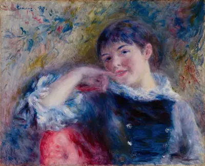 The Dreamer av Pierre-Auguste Renoir