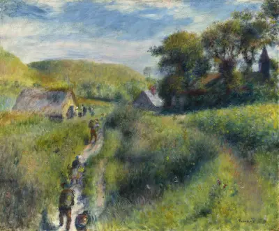 The Mussel Harvest av Pierre-Auguste Renoir