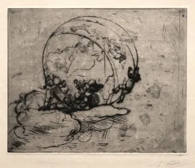 Cupids Leading the World, Auguste Rodin