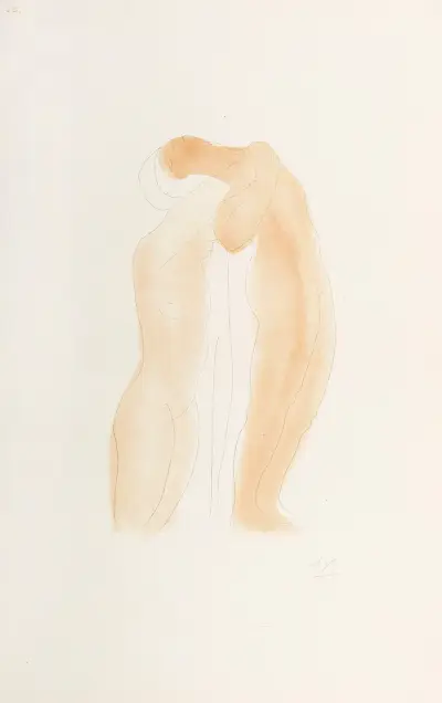 Deux femmes nues, Auguste Rodin