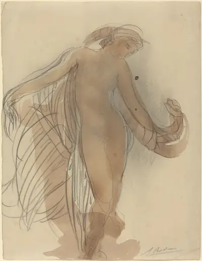 Figure Facing Forward, Auguste Rodin