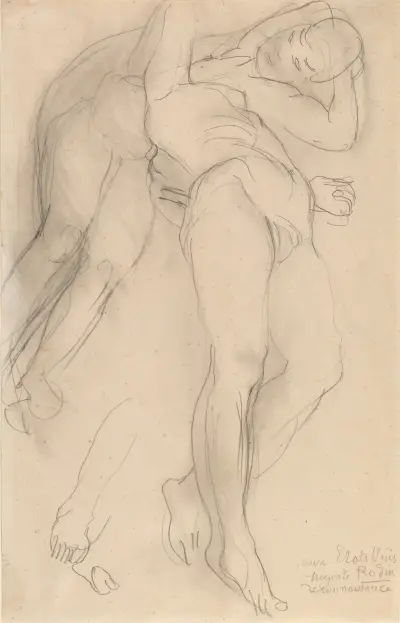 Figure Sketch, Auguste Rodin