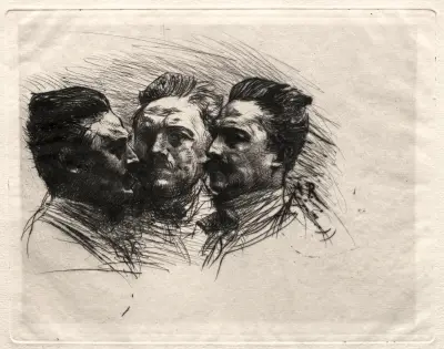 Henry Becque von Auguste Rodin