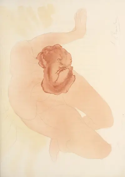Le jardin des supplices Pl.13 von Auguste Rodin