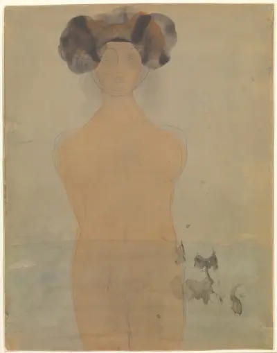 Stående kvinde i vand, Auguste Rodin