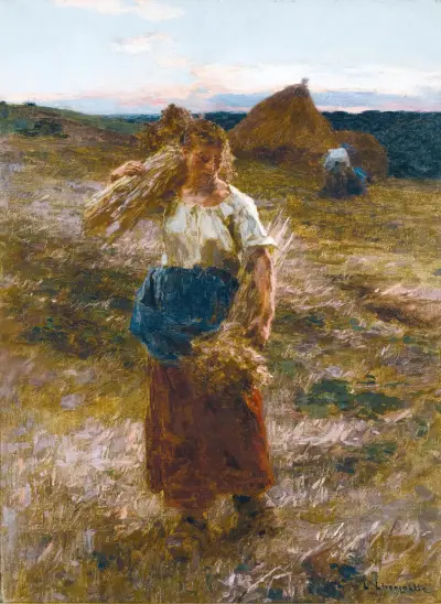 Sběračka klasů, Léon Augustin Lhermitte