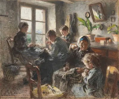 Švadleny – Nr. 1, Léon Augustin Lhermitte